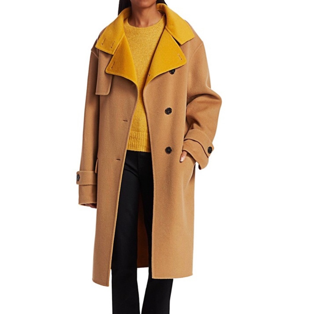 Coach Oversized Stormflap Wool Coat - Picture 2 of 9